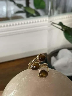 Bague Acier Inoxydable Nafy Ocre