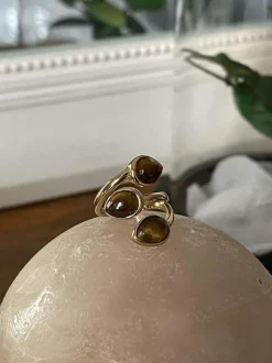 Bague Acier Inoxydable Nafy Ocre