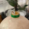 Bague Ajustable Vert Dulce
