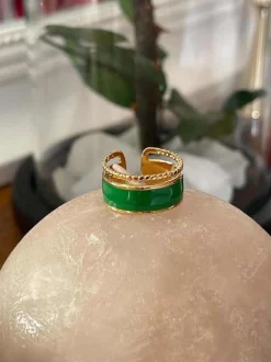 Bague Ajustable Vert Dulce