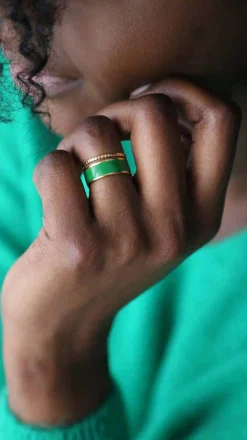 Bague Ajustable Vert Dulce
