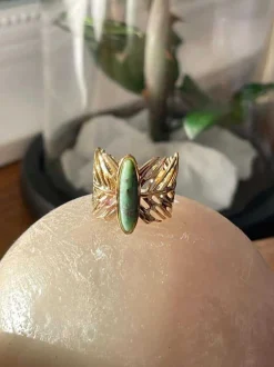 Bague Ajustable Vert Tess