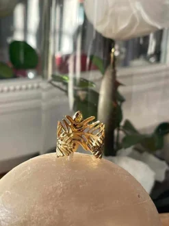 Bague Ajustable Vert Tess