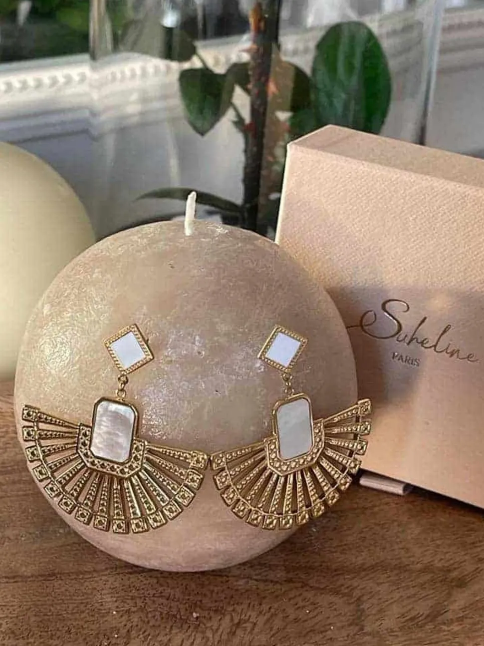 Boucles D'Oreille Nacre Sandy