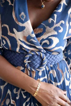 Ceinture Elastique Bleu Meline