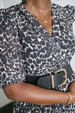 Ceinture Elastique Noir Sophia