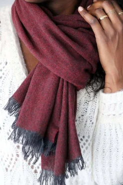 Echarpe Rouge Bordeaux Fiona