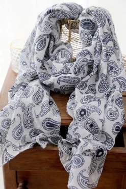 Foulard Bleu Valentin