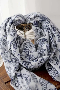 Foulard Bleu Valentin