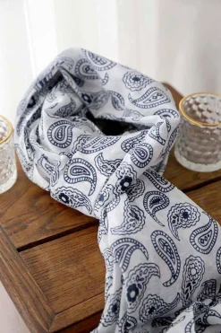 Foulard Bleu Valentin