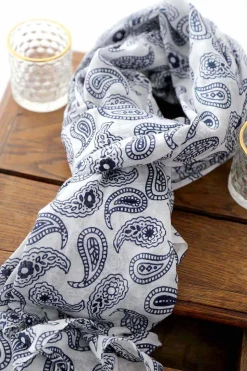 Foulard Bleu Valentin