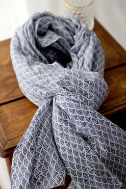 Foulard Homme Bleu Sawyer