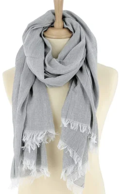 Foulard Homme Gris Clair Louis