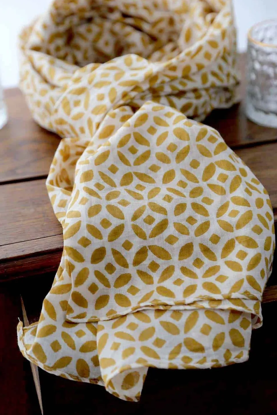 Foulard Homme Jaune Austin