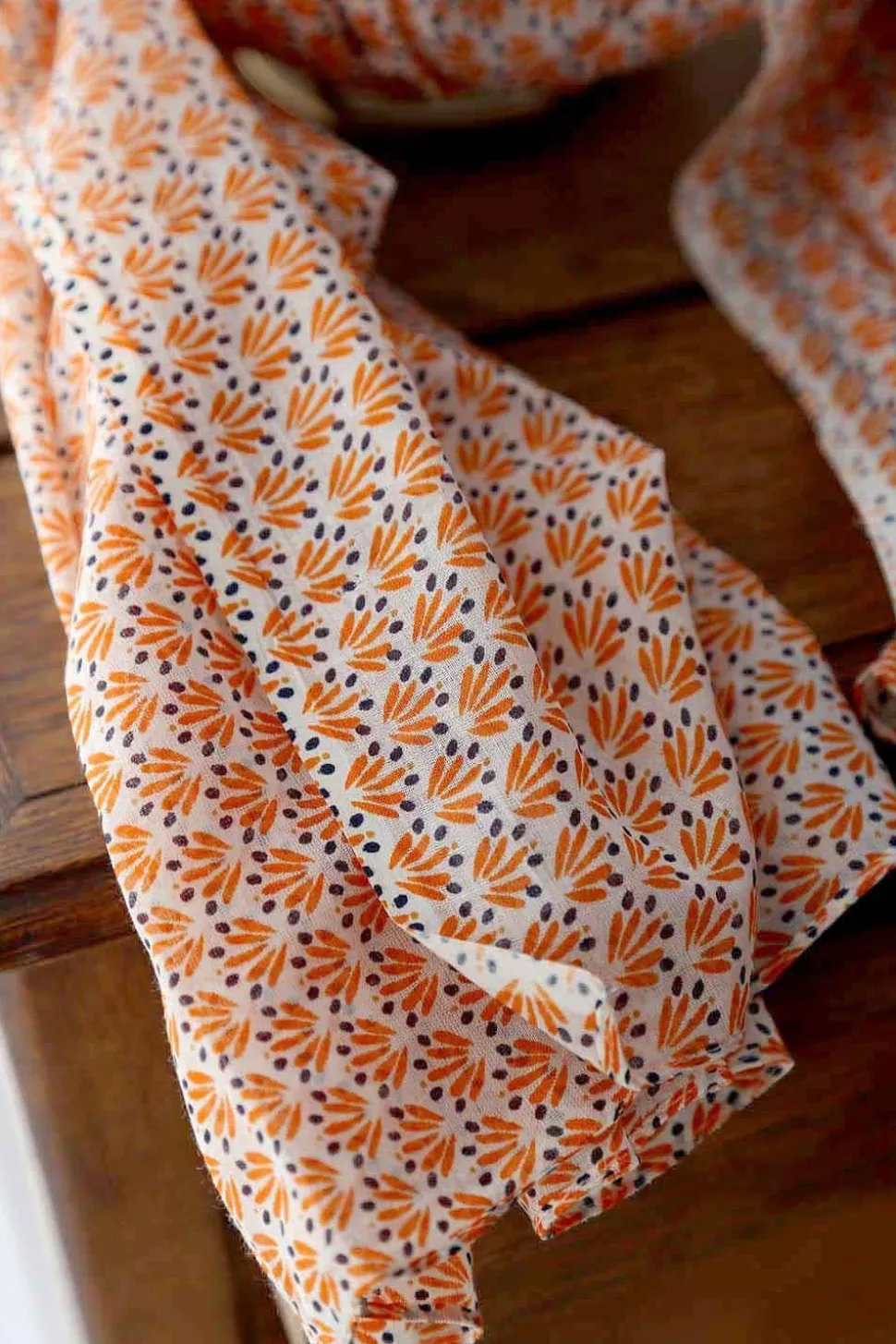 Foulard Homme Orange Brooklyn