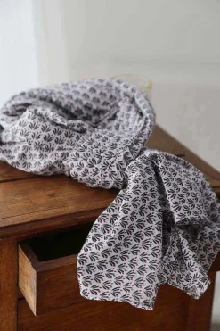 Foulard Homme Violet / Noir Brooklyn