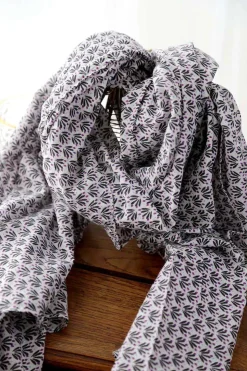 Foulard Homme Violet / Noir Brooklyn