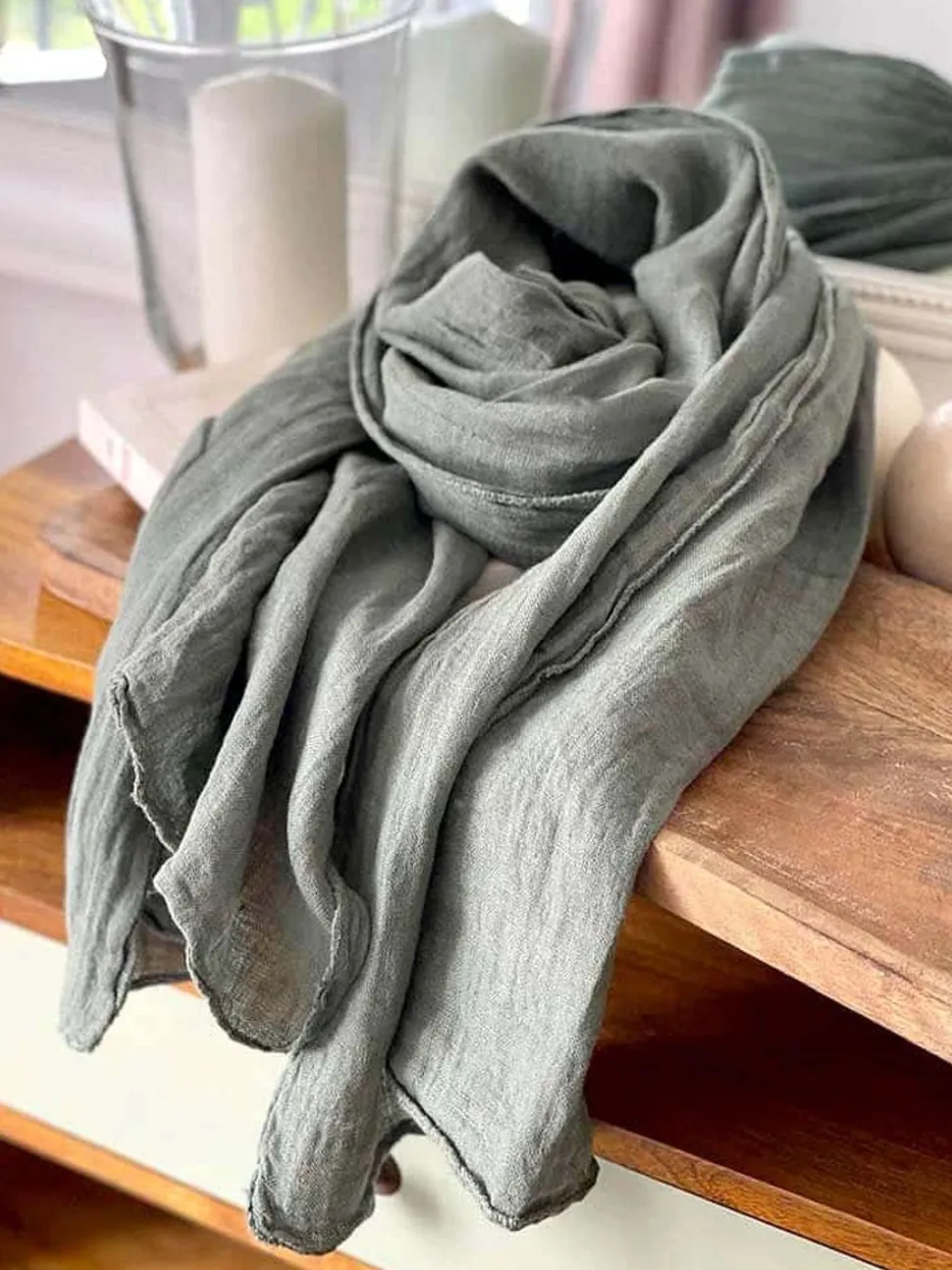 Foulard Vert Kaki Emery