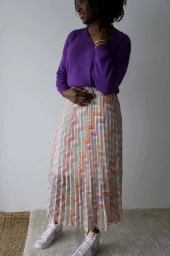 Jupe Plissee Rose Ziguy