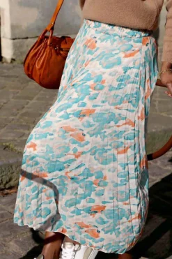 Jupe Plissee Vert Fadela