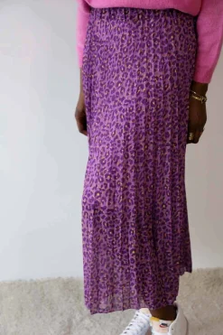 Jupe Plissee Violet Nimalia