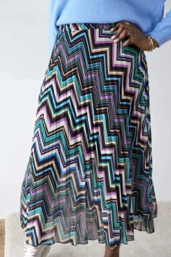 Jupe Plissee Violet Ziguy