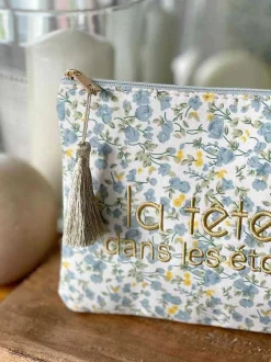 Pochette A Message Bleu Zyme