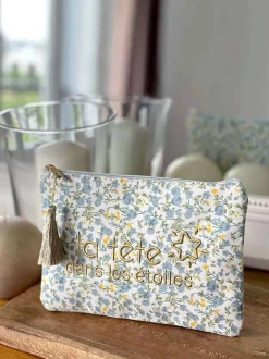 Pochette A Message Bleu Zyme