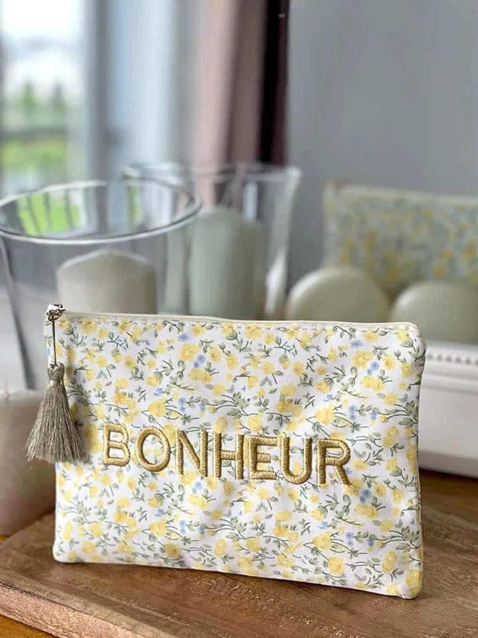 Pochette A Message Jaune Shanty