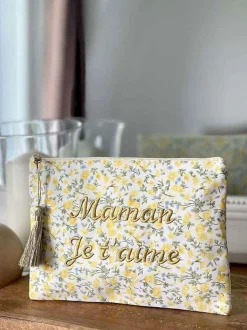 Pochette A Message Jaune Taje