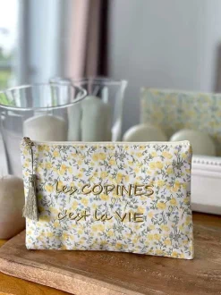 Pochette A Message Jaune Vanina