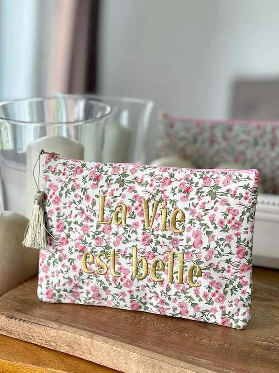 Pochette A Message Rose Kimie