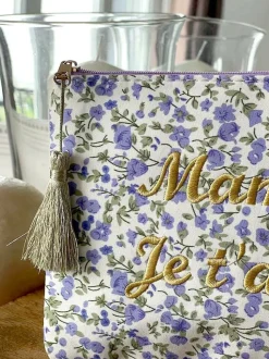 Pochette A Message Violet Taje