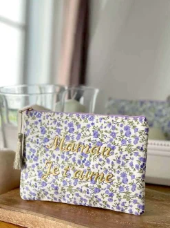 Pochette A Message Violet Taje