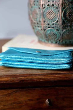 Porte-Cartes Bleu Ciel Lorna