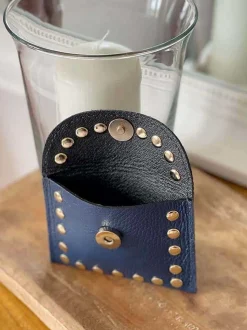 Porte-Cartes Bleu Marine Storm