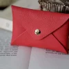 Porte-Cartes En Cuir Corail Auguste