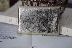 Porte-Cartes En Cuir Dore Ayden