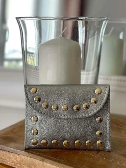 Porte-Cartes Gris Argent Dexie