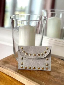 Porte-Cartes Gris Taupe Storm