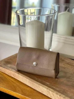 Porte-Cartes Marron Taupe Avery