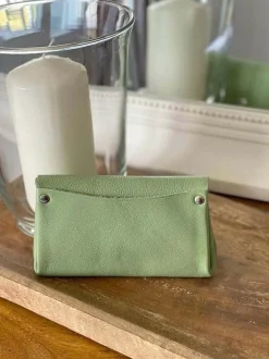 Porte-Cartes Vert Amande Avery