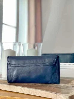 Portefeuille Compagnon Bleu Marine Maelle