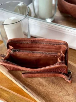 Portefeuille Compagnon Marron Camel Hector