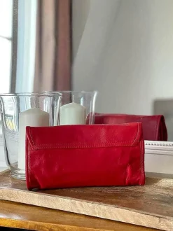 Portefeuille Compagnon Rouge Maelle