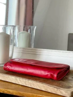 Portefeuille Compagnon Rouge Maelle