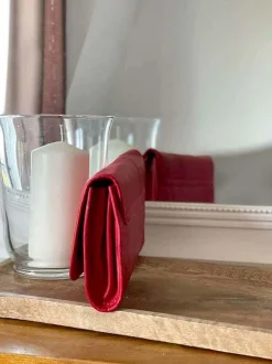 Portefeuille Compagnon Rouge Maelle