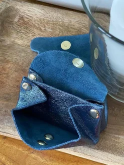 Porte-Monnaie Bleu Greta