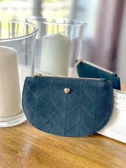 Porte-Monnaie Bleu Petrole Zola