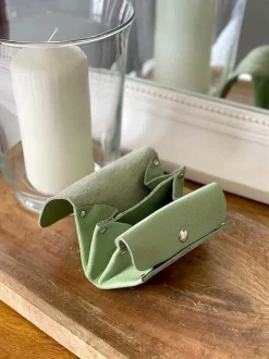 Porte-Monnaie Vert Amande Deepa
